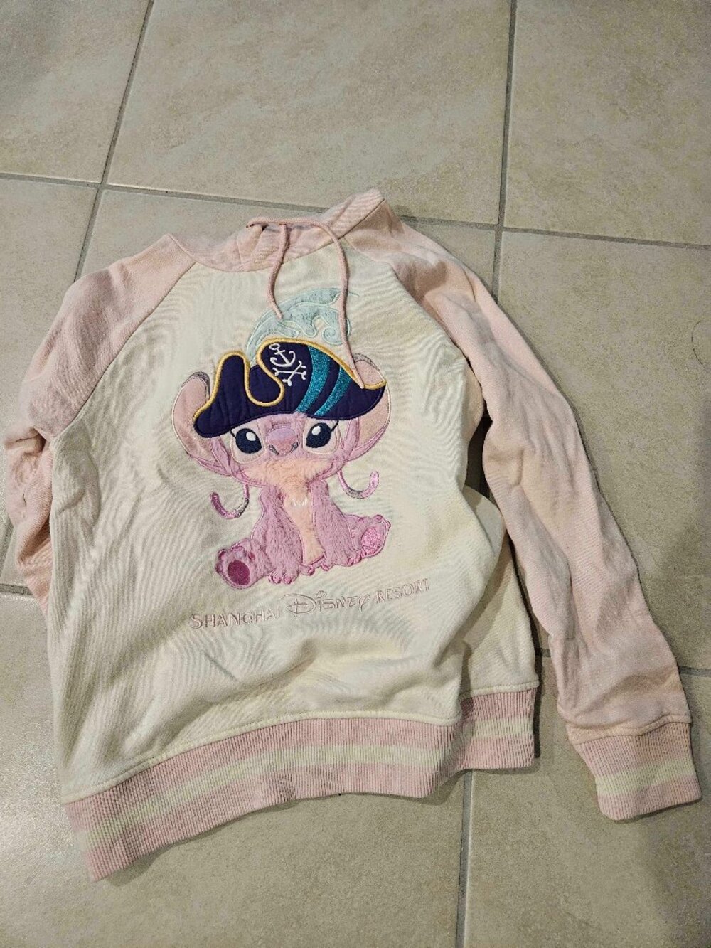 Rare Shanghai Disney Resort Pirate Angel Hoodie
